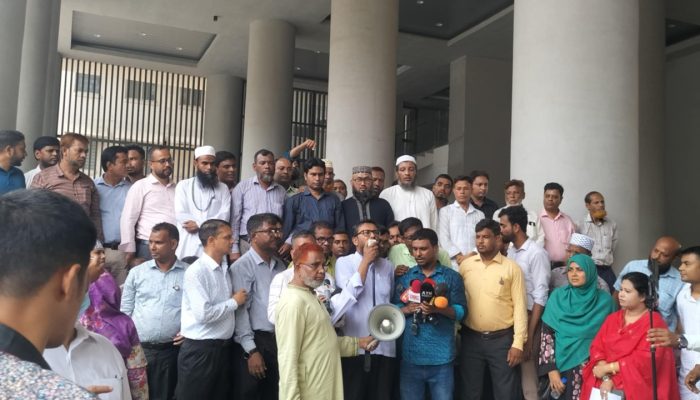 সচিবালয়ের কর্মকর্তা-কর্মচারীদের বিক্ষোভ সমাবেশ, জুন ২০২৫