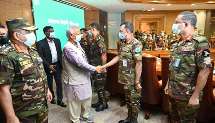 সেনা সদর নির্বাচনী পর্ষদের উদ্বোধন করলেন, প্রধান উপদেষ্টা