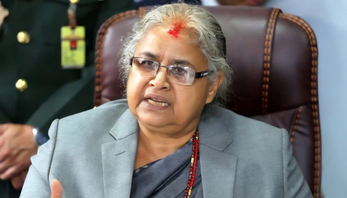 সুশীলা কার্কি নেপালের প্রথম নারী প্রধানমন্ত্রী